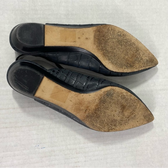 Sigerson Morrison Leather Slingback Sandal - Picture 7 of 10